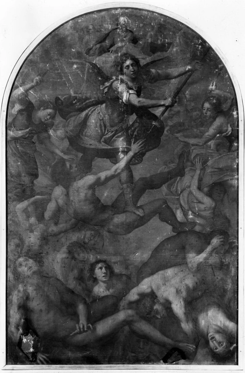 San Michele Arcangelo scaccia gli angeli ribelli dal paradiso - Buggiano, Pistoia